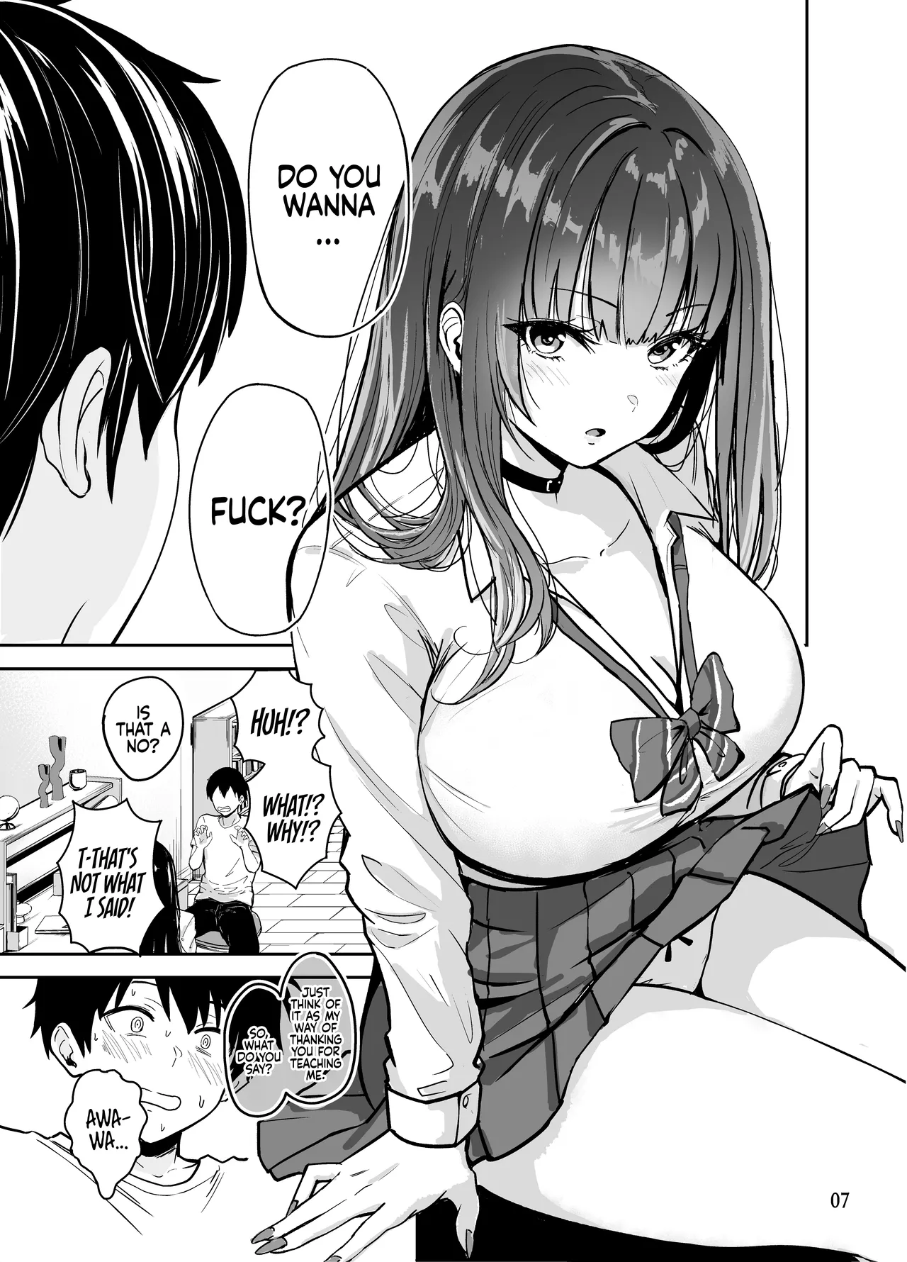 Hentai Manga Comic-Having Tons of Bareback Sex with Gyarus #2-Read-8